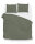 Zo!Home Mako Satin Satinado Bettwäsche 200 Army Green Uni Army-Green 1 Bettbezug 200x200cm + 2 Kissenbezug 80x80cm