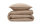 Zo!Home Mako Satin Satinado Bettwäsche 135 Praline Brown Uni Praline-Brown 1 Bettbezug 135x200cm + 1 Kissenbezug 80x80cm