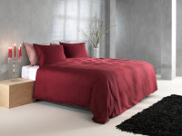 Zo!Home Mako Satin Satinado Bettwäsche 135 Spicy Red...
