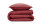 Zo!Home Mako Satin Satinado Bettwäsche 135 Spicy Red Uni Spicy-Red 1 Bettbezug 135x200cm + 1 Kissenbezug 80x80cm