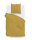 Zo!Home Bettwäsche Satinado 1 Bettwäsche 260x220cm mit 2 Kopfkissen 60x70cm 100% Baumwolle Mako-Satin Ochre Gold