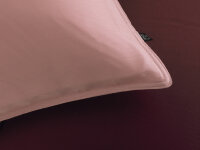 Zo!Home Mako Satin Satinado Bettwäsche 135 Shady Pink Uni Shady-Pink 1 Bettbezug 135x200cm + 1 Kissenbezug 80x80cm