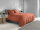 Zo!Home Mako Satin Satinado Bettwäsche 155 Copper Orange Uni Copper-Orange 1 Bettbezug 155x220cm + 1 Kissenbezug 80x80cm
