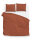 Zo!Home Mako Satin Satinado Bettwäsche 200 Copper Orange Uni Copper-Orange 1 Bettbezug 200x200cm + 2 Kissenbezug 80x80cm