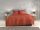 Zo!Home Mako Satin Satinado Bettwäsche 200 Copper Orange Uni Copper-Orange 1 Bettbezug 200x200cm + 2 Kissenbezug 80x80cm