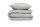 Zo!Home Mako Satin Satinado Bettwäsche 155 Ash Grey Uni Ash-Grey 1 Bettbezug 155x220cm + 1 Kissenbezug 80x80cm