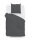 Zo!Home Bettwäsche Satinado 140x220 100% Baumwolle Mako-Satin Classic Anthracite