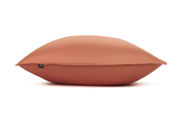 Zo!Home Mako Satin Satinado 2x Kissenbezug 80x80 Copper Orange Uni Copper-Orange