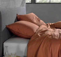 Zo!Home Mako Satin Satinado 2x Kissenbezug 80x80 Copper...