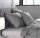 Zo!Home Mako Satin Satinado 2x Kissenbezug 50x50 Iron Grey Uni Iron-Grey
