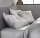 Zo!Home Mako Satin Satinado 2x Kissenbezug 80x80 Ash Grey Uni Ash-Grey