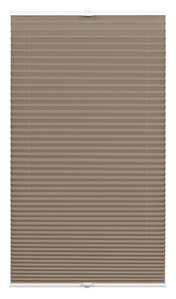 Gardinia Plissee Concept Tageslicht, mit 2 Bedienschienen, taupe 80 x 130 taupe