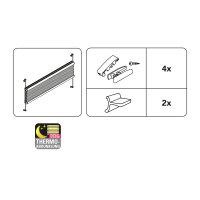 Gardinia Wabenplissee Concept Thermo-Abdunklung, mit 2 Bedienschienen, weiß 90 x 130 weiß