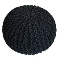 Soma Pouf Ø 55 cm Strickhocker Sitzpouf Sitzpuff...