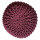 Soma Pouf Sitzpuff Strick Velours Sitzhocker Strickhocker Sitzpouf Bodenkissen viele Arten/Farben u. Maße (BxHxL) 55 x 37 x 55 ø 45 bordeaux Baumwolle