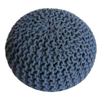 Soma Pouf Sitzpuff Strick Velours Sitzhocker Strickhocker...