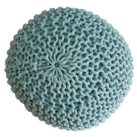 Soma Pouf Sitzpuff Strick Velours Sitzhocker Strickhocker...