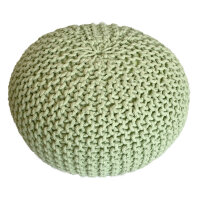 Soma Pouf Sitzpuff Strick Velours Sitzhocker Strickhocker...