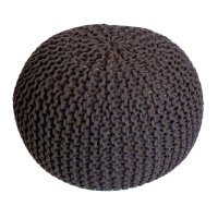 Soma Pouf Sitzpuff Strick Velours Sitzhocker Strickhocker...