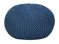 Soma Pouf Sitzpuff Strick Velours Sitzhocker Strickhocker...