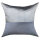 Soma Deko Kissen Zierkissen Sofa Kissen Velour Samt 45 x 45 cm Doppellagen-Optik silbergrau/royalblau (BxHxL) 45 x 45 x 5 blau