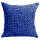 Soma Zierkissen Deko Kissen Set 2 Stück Sofa Kissen Velour Samt 45 x 45 cm Flechtdesign royalblau (BxHxL) 45 x 45 x 5