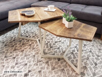 Soma Couchtisch Beistelltisch Massivholz Wohnzimmer-Tisch...