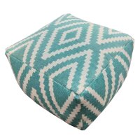 Soma Pouf Sitzpuff Strick Velours Sitzhocker Strickhocker...