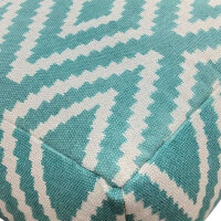 Soma Pouf Sitzpuff Strick Velours Sitzhocker Strickhocker Sitzpouf Bodenkissen viele Arten/Farben u. Maße (BxHxL) 55 x 37 x 55 55x55 mint Kelim Hocker