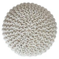 Soma Strickhocker Pouf Ø 45 cm Sitzpouf Sitzpuff...