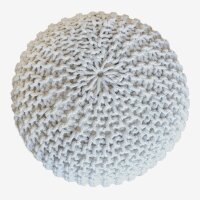 Soma Pouf Ø 55 cm Strickhocker Sitzpouf Sitzpuff...