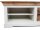 Soma TV Lowboard TV Schrank B 114 H 45 cm Massivholz Fernsehschrank Ibiza weiß Mangoholz massiv (BxHxL) 114 x 45 x 38