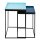 Soma Beistelltisch 2er Set Satztisch 45 H 45 cm Dekotisch Lampentisch Sofatisch Copenhagen Tisch Emaille (BxHxL) 48 x 50 x 36 türkis - blau