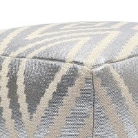 Soma Sitzwürfel Fußhocker Sitzhocker 55x37x55 cm Pouf Kelim Bodenkissen Peru schwarz taupe gelb türkis (BxHxL) 55 x 37 x 55 metallic silber