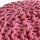 Soma Pouf Ø 55 cm Sitzpouf Strickhocker Hocker Pool Garten Innen & Außen waschbar blass pink (BxHxL) 55 x 37 x 55