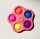 Simple Dimple Spin Fidget Spinner Toy Antistress Spielzeug Handspielzeug Pop it Bubble für Stressabbau und Anti-Angst für Kinder Erwachsene rosa