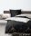Janine Mako-Satin Bettwäsche 240x220+2x80x80 3 teilig  J. D. 87054-07-633 bronzebraun schwarz