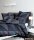 Janine Mako-Satin Bettwäsche 200x200,2x80x80 3 teilig  J. D. 87065-02-620 nachtschattenblau