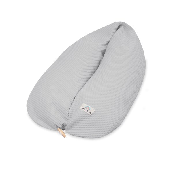 Julius Zöllner Waffelpiqué Light grey Stillkissen Nappi 190