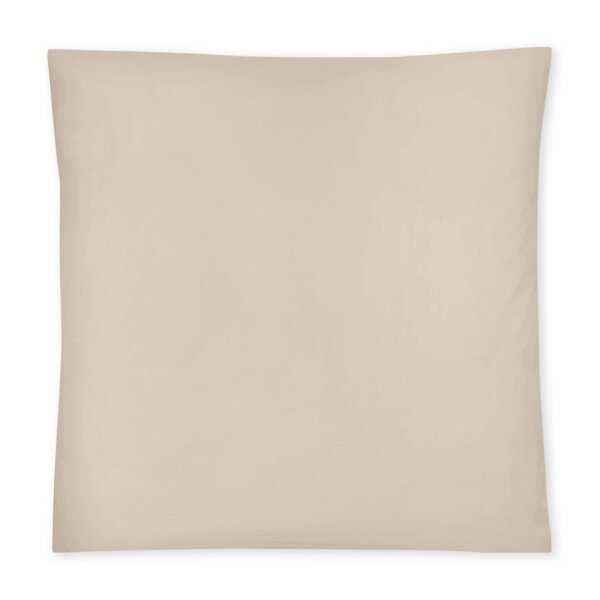 Irisette Mako-Satin uni Kissenbezug Paris 8000 beige 80 x 80 cm +