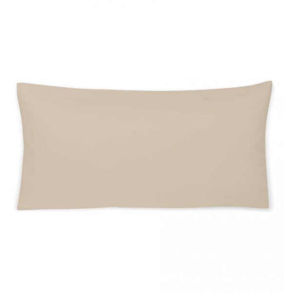 Irisette Mako-Satin uni Kissenbezug Paris 8000 beige 40 x 80 cm +