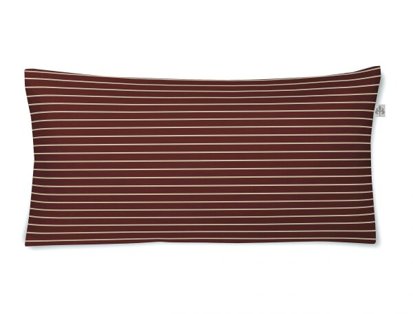 Irisette Mako-Satin Kissenbezug Verona 8303 rot 40 x 80 cm