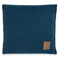 Knit Factory Jesse Kissen 50x50 cm Dunkelblau