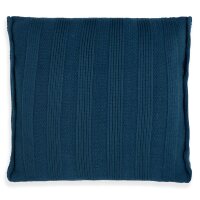 Knit Factory Jesse Kissen 50x50 cm Dunkelblau