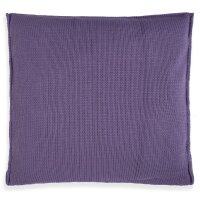 Knit Factory Uni Kissen 50x50 cm Glatt Lila