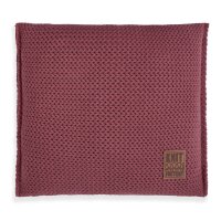 Knit Factory Maxx Kissen 50x50 cm Glatt Rot