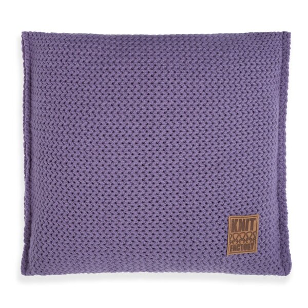 Knit Factory Maxx Kissen 50x50 cm Glatt Lila