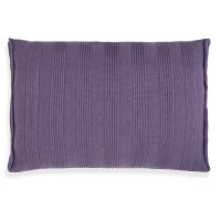 Knit Factory Jesse Kissen 60x40 cm Glatt Lila