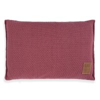 Knit Factory Jesse Kissen 60x40 cm Glatt Rot