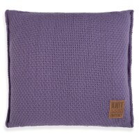 Knit Factory Jesse Kissen 50x50 cm Glatt Lila